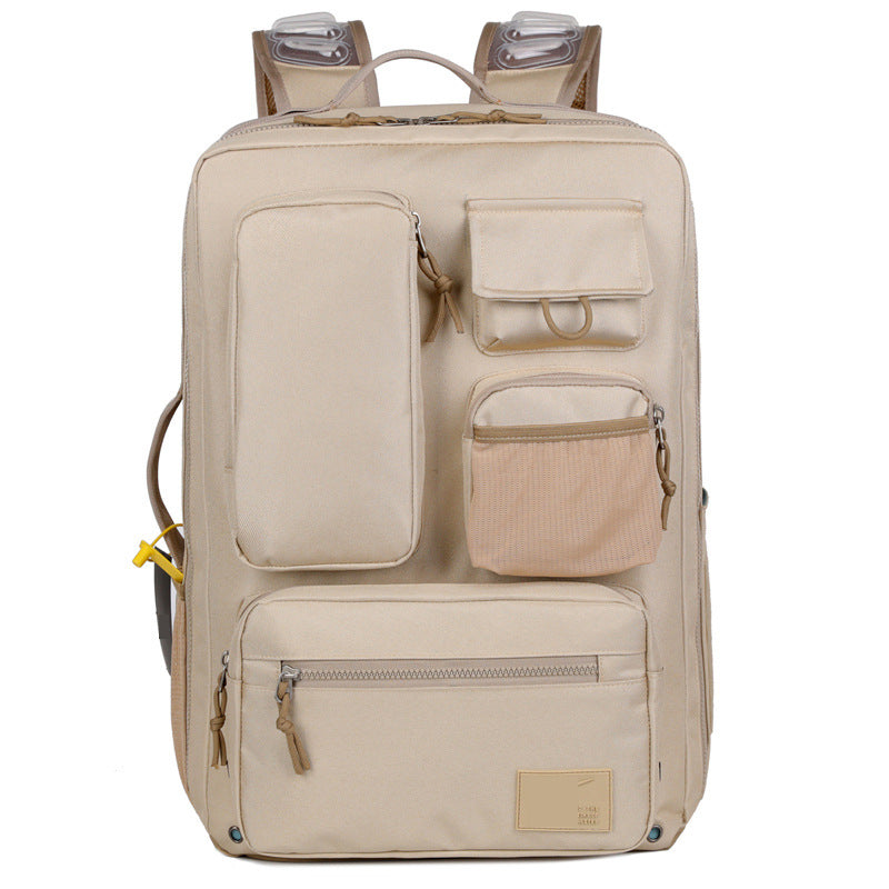 Men's Male Air Cushion Three-dimensional Outer Backpacks