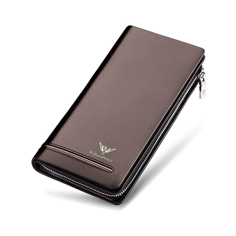 Men's Emperor Paul Long Zipper Mid-length Leather Men's Wallets