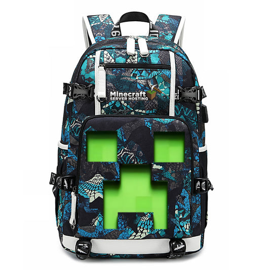 My World Surrounding The Game Printed Backpacks