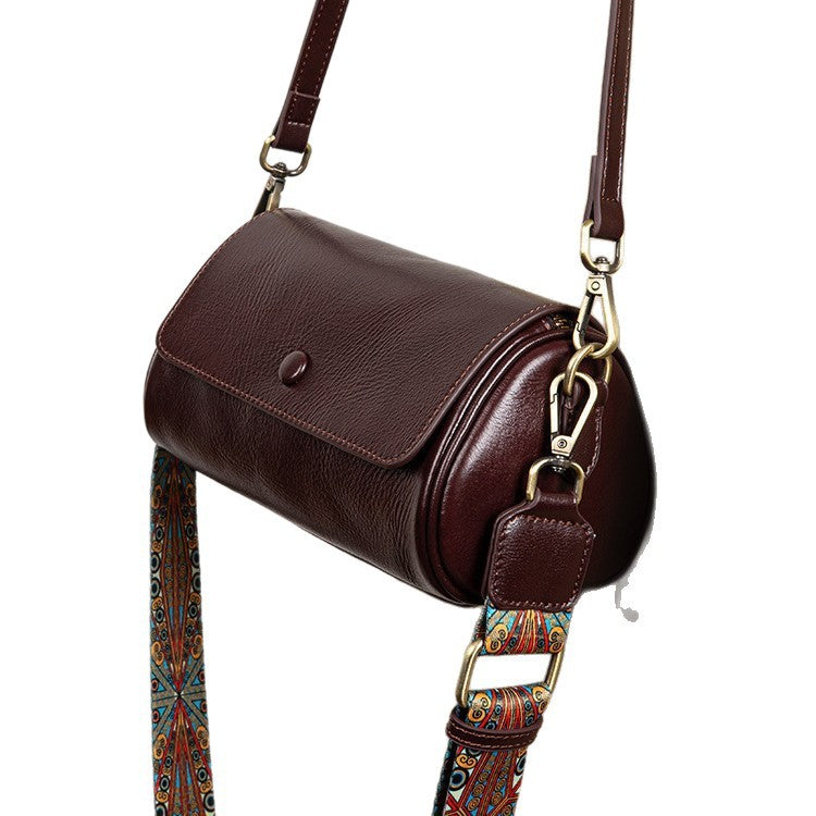 Women's High-grade Retro Vegetable Tanning Leather Genuine Bags