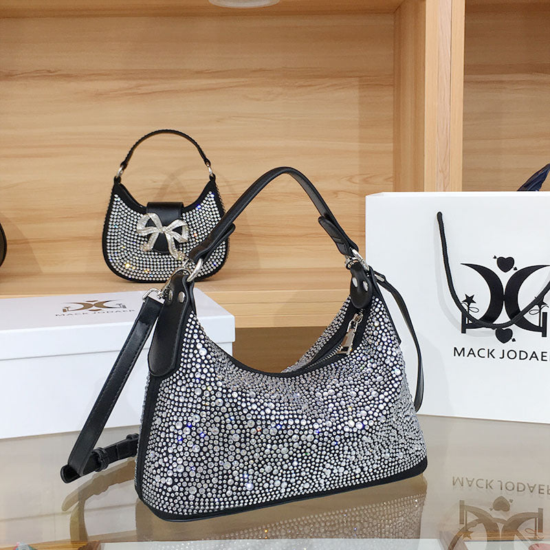 Women's Entry Lux Rhinestone High Sense Bags