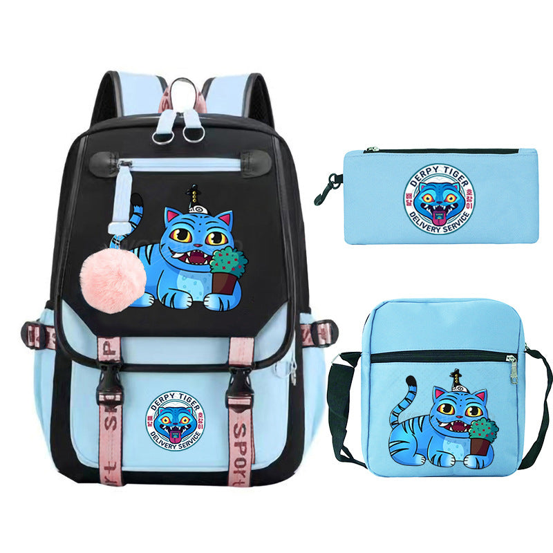 Elegant Children's Merchandise Printed Fashion Pencil Backpacks