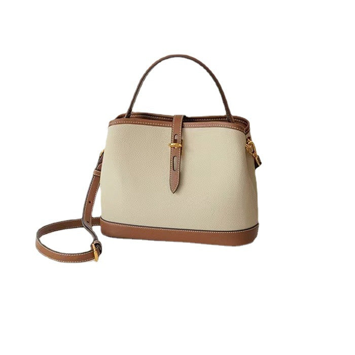 Women's Slouchy Design High-grade Portable Cowhide Shoulder Bags