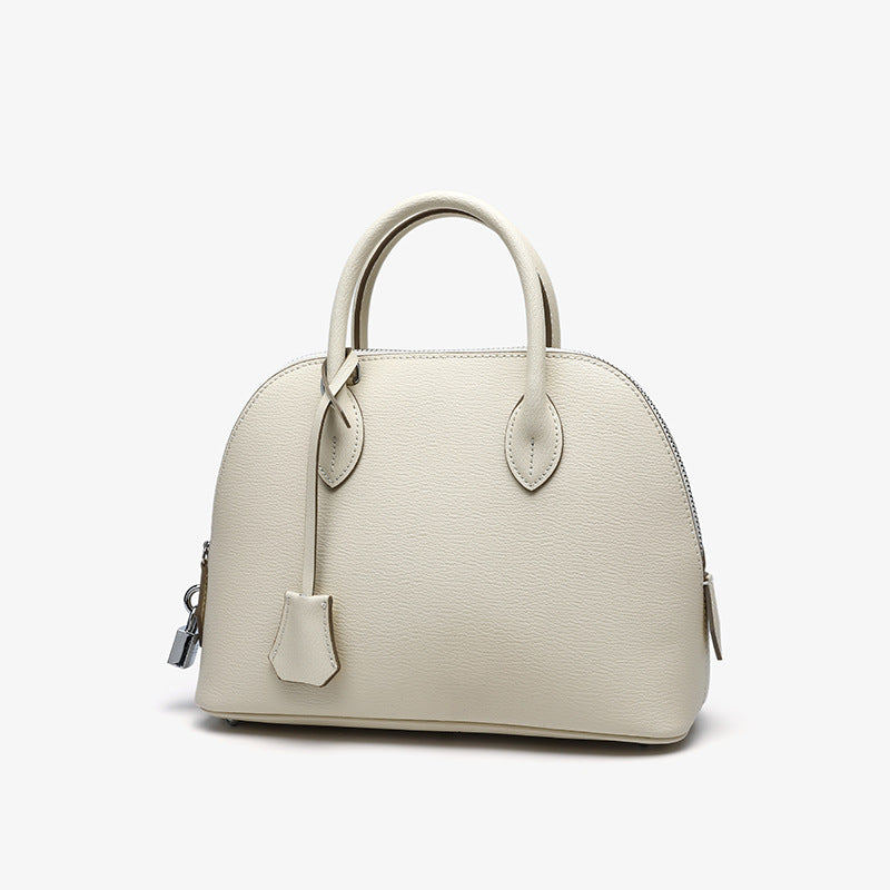 Women's Portable Shell Genuine Leather Bowling Bags