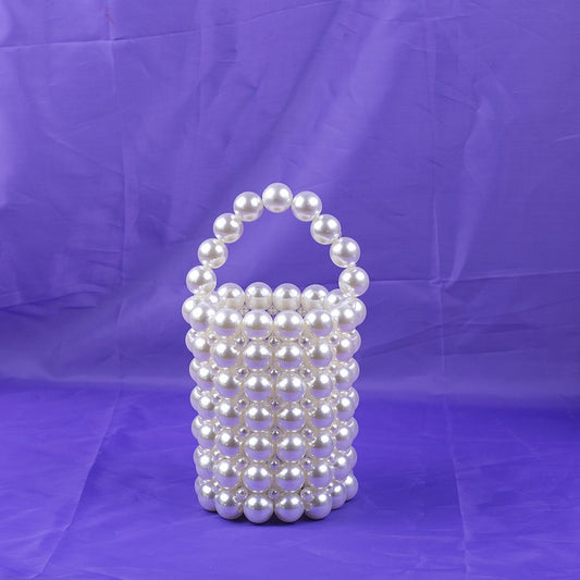 Women's Colored Pen Barrel Handmade Beaded Wedding Handbags