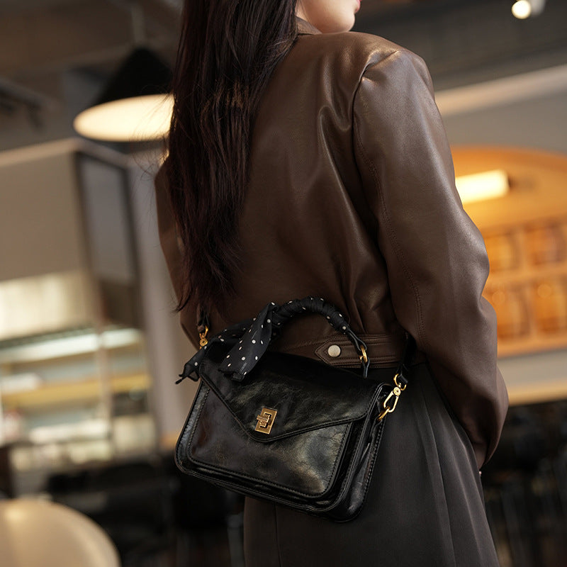 Women's Trendy Fashion Commuter Textured Portable Underarm Arm Bags