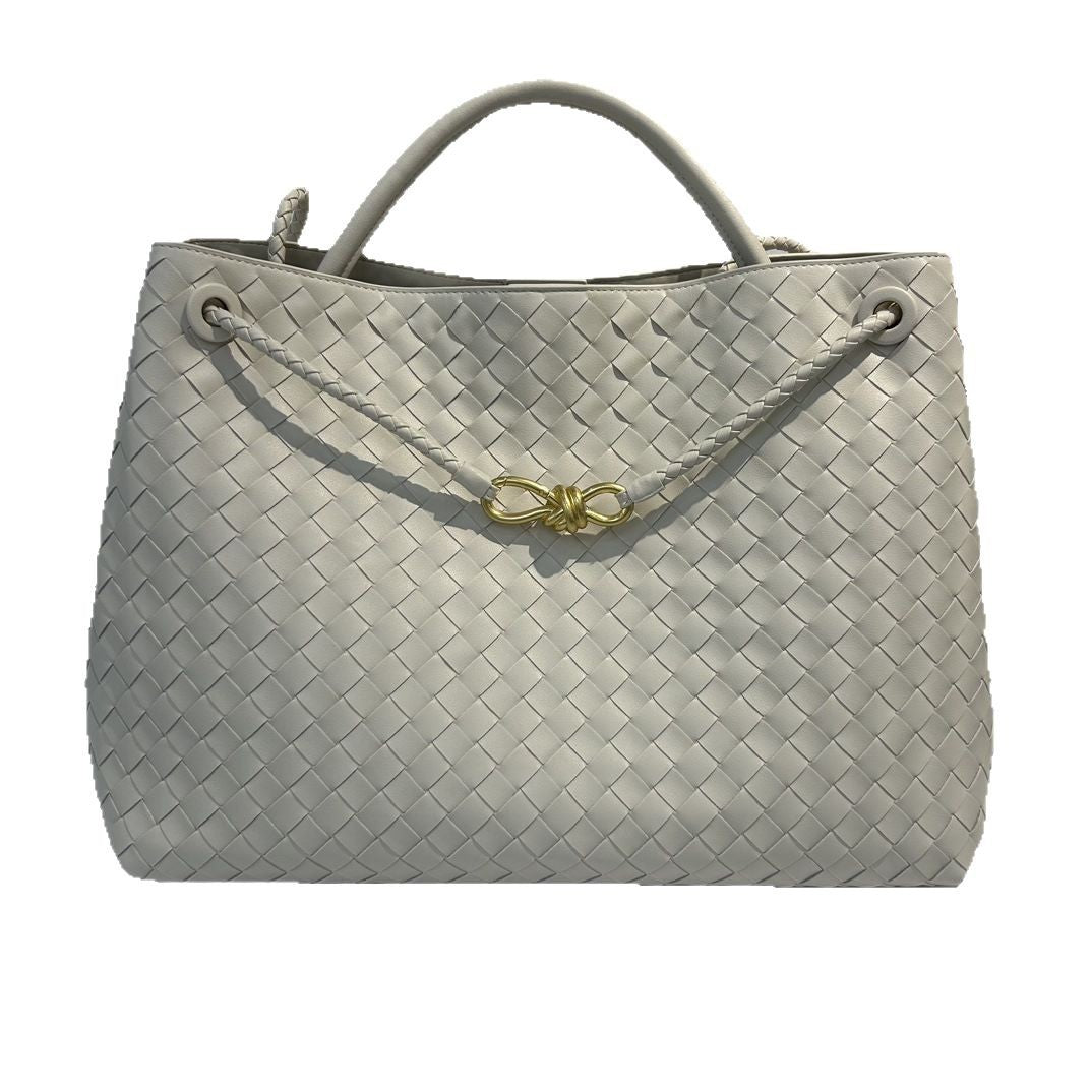 Women's Hand-woven Large Capacity Genuine Leather Handbags