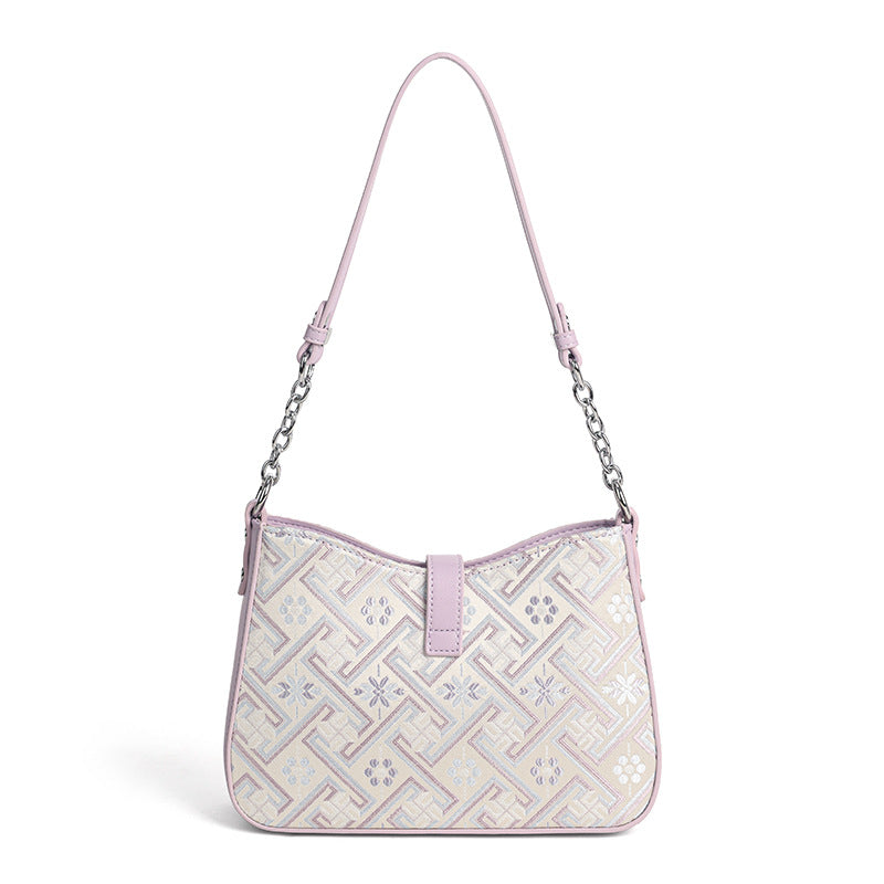 Women's Ethnic Style High-grade Underarm National Light Bags