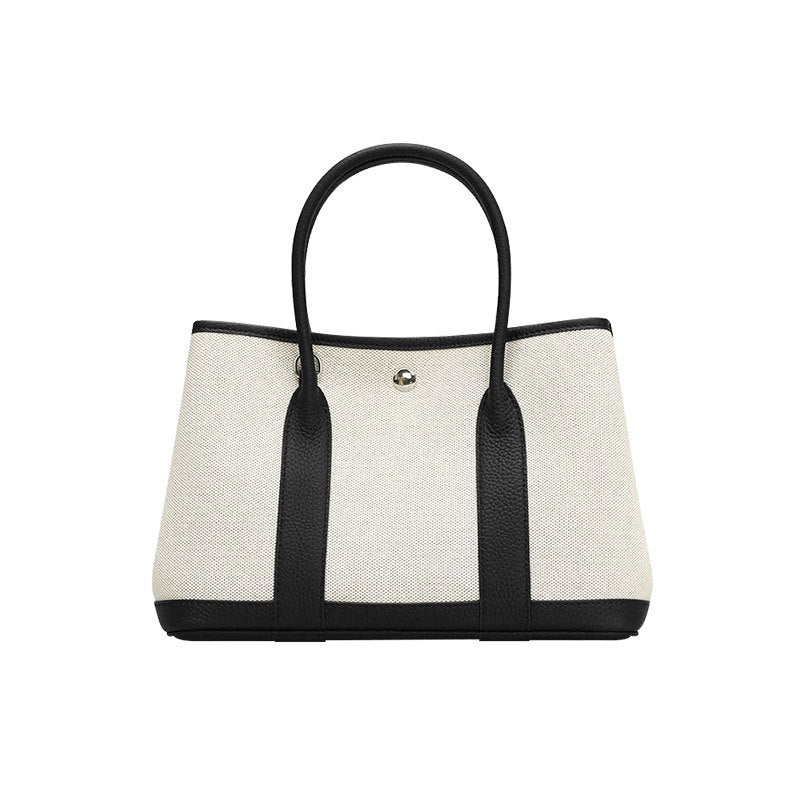 Women's Handmade Genuine Leather Color-matching Large Capacity Handbags