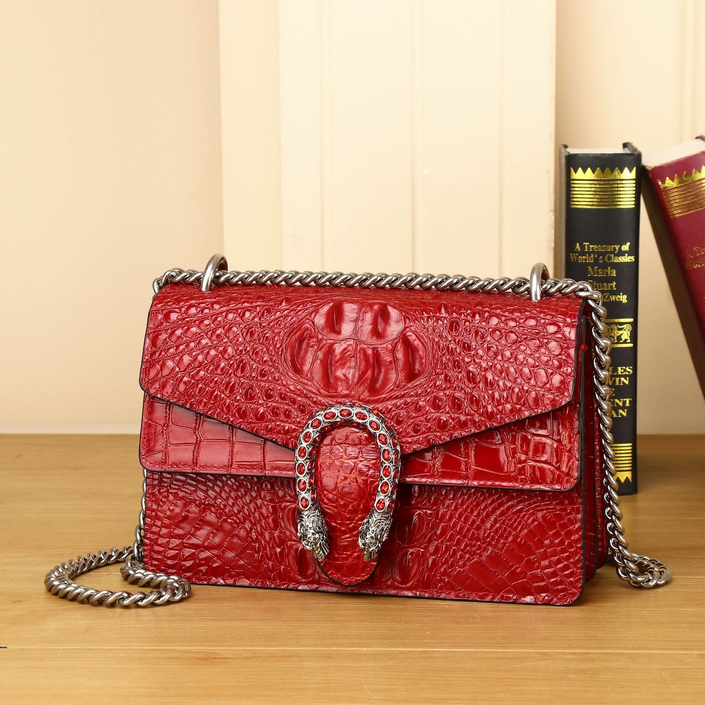 Women's Pattern Skull Dionysian Chain Fashionable Crossbody Bags