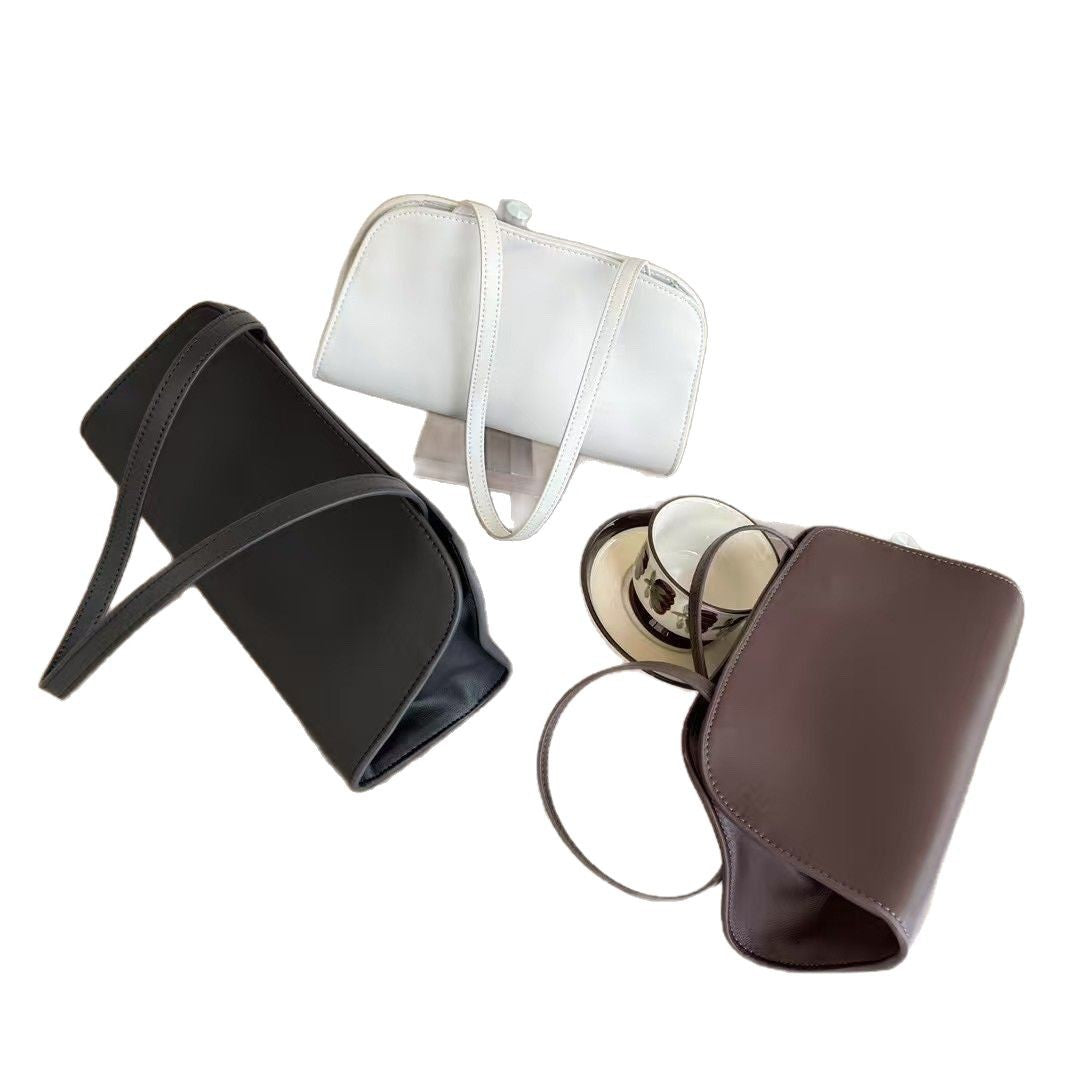 Charming Slouchy Casual Women's Leather Underarm Shoulder Bags