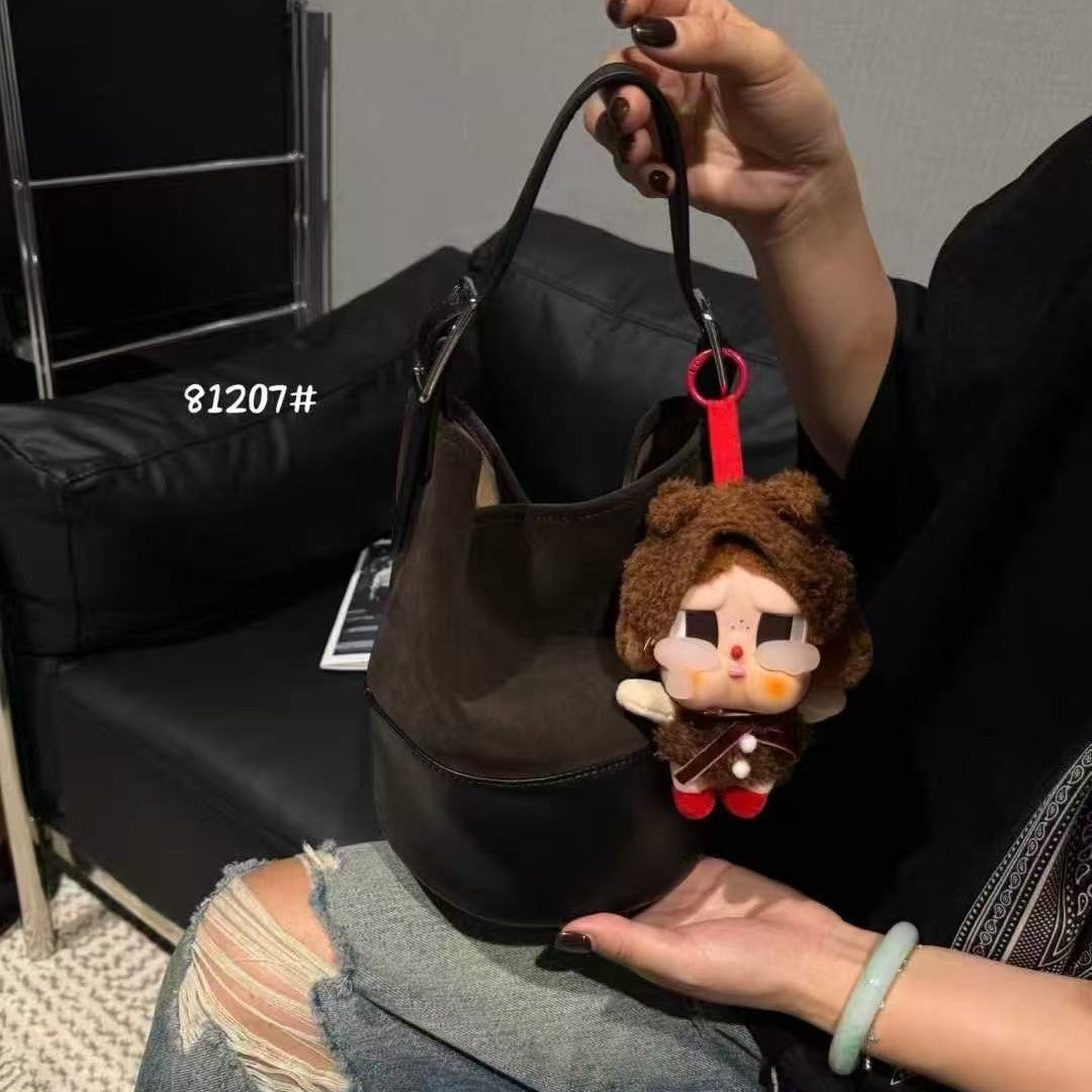 Women's Style Hand Carrying Simple Patchwork Commuter Handbags