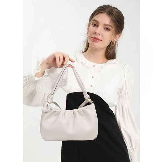 Women's Cloud High-grade Exquisite Fashion Genuine Leather Armpit Bags