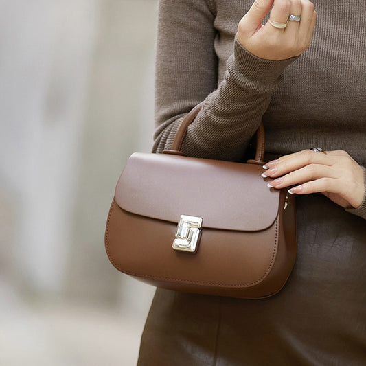 Women's Spring Premium Retro Exquisite Genuine Leather Shoulder Bags