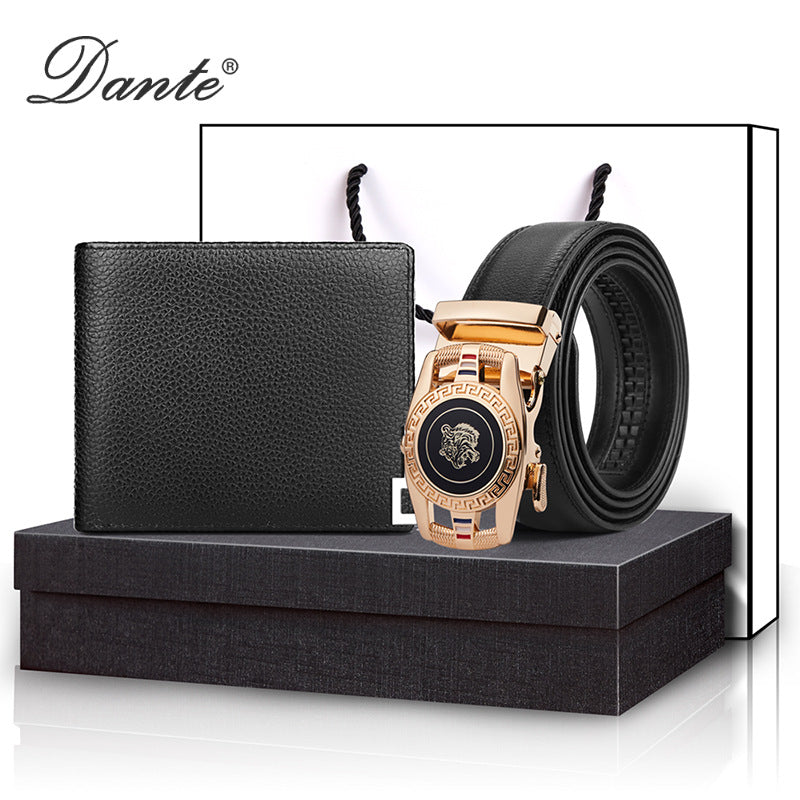 Men's Genuine Cattlehide Leather Surface Practical Suit Men's Wallets