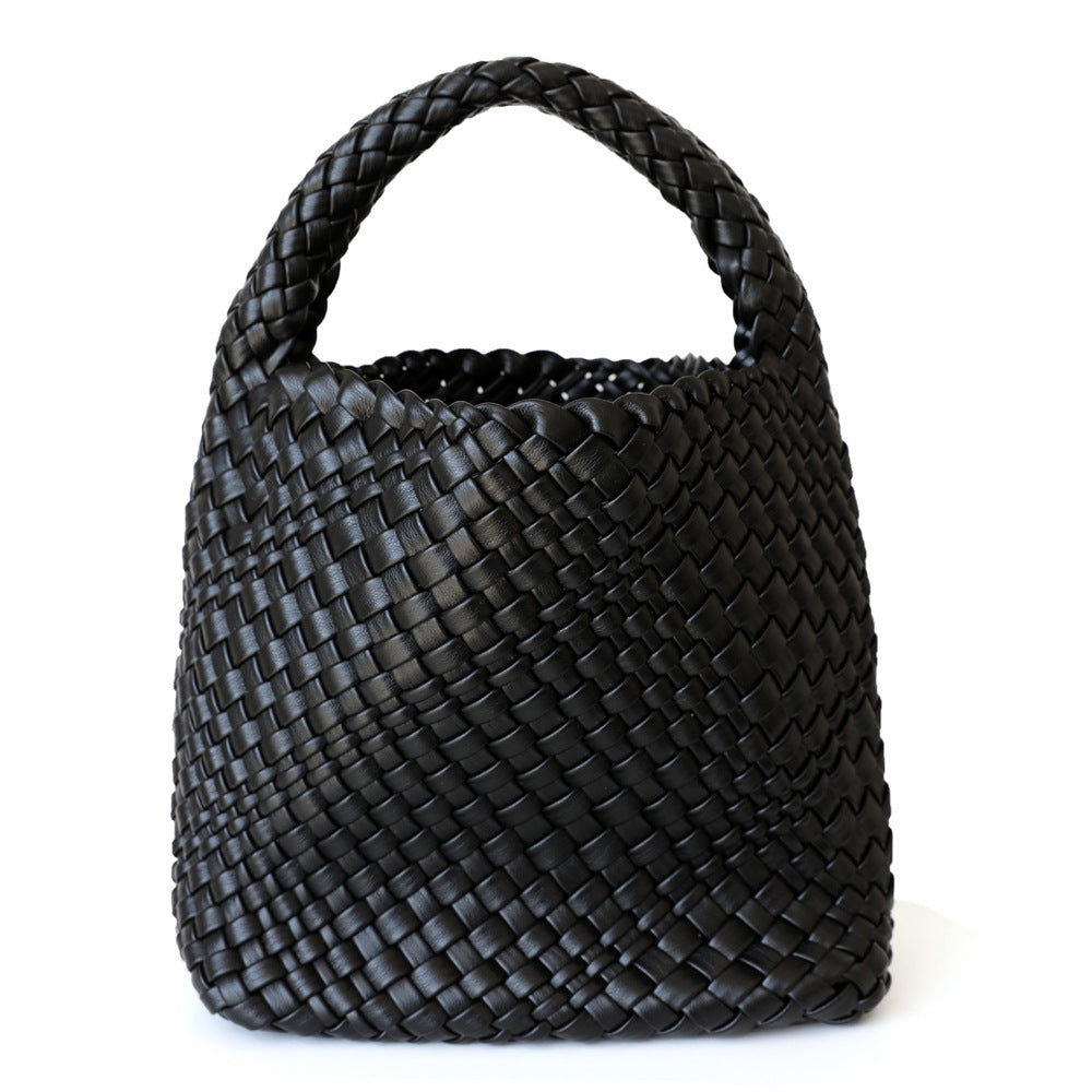 Slouchy Trendy Hand-woven Commuter Mother Portable Handbags