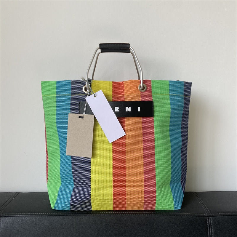 Elegant Versatile Classic Leisure Shopping Colorful Handbags