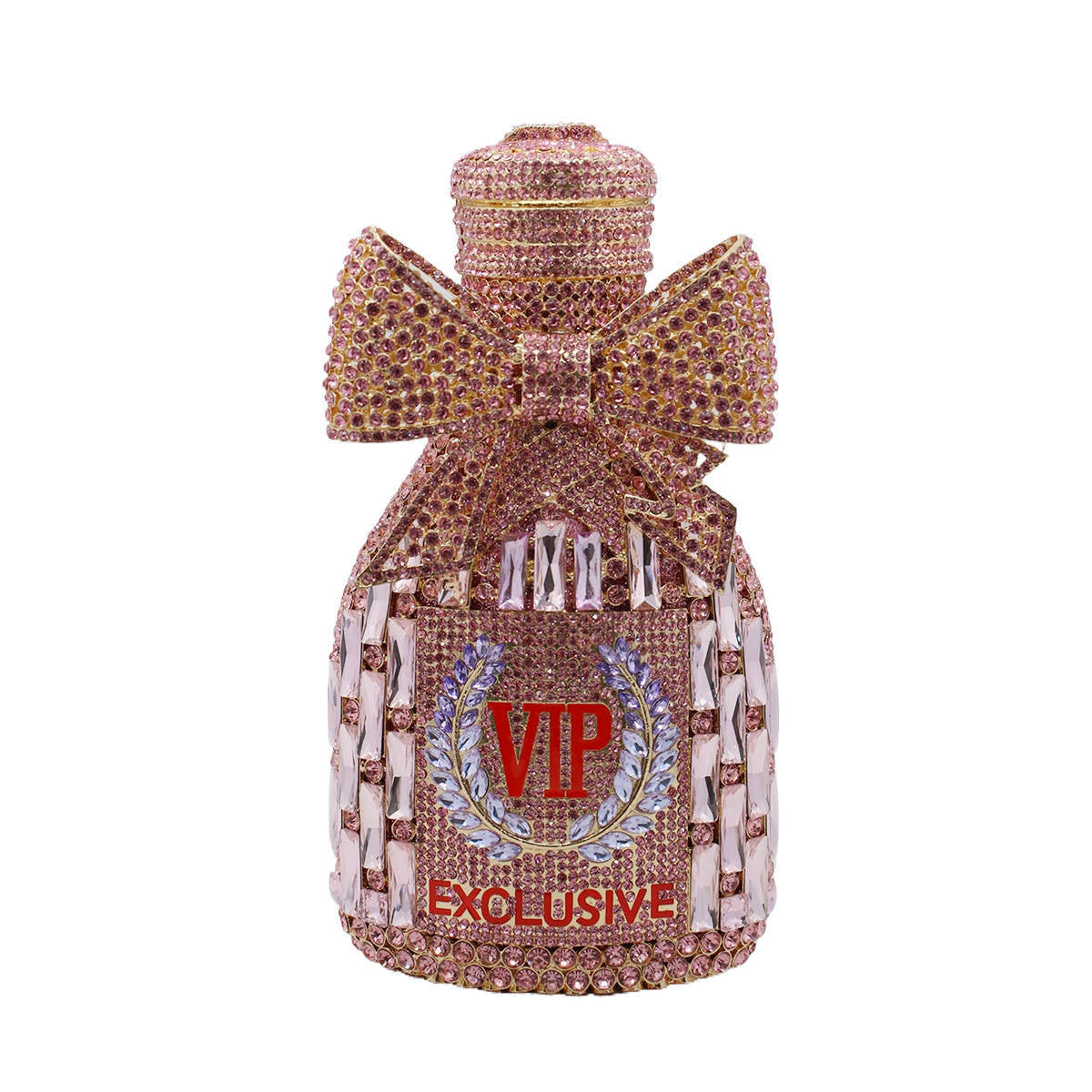 Women's Champagne Bottle Diamond Luxury Crystal Hand Bags