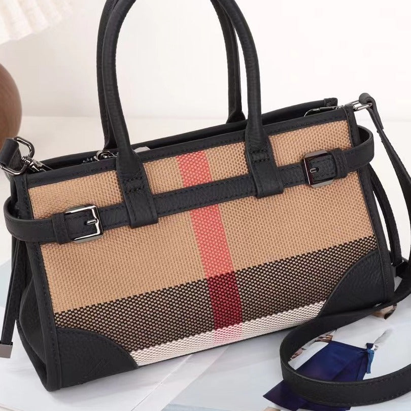 Women's Leather Niche Genuine Layer Cowhide Tops Handbags