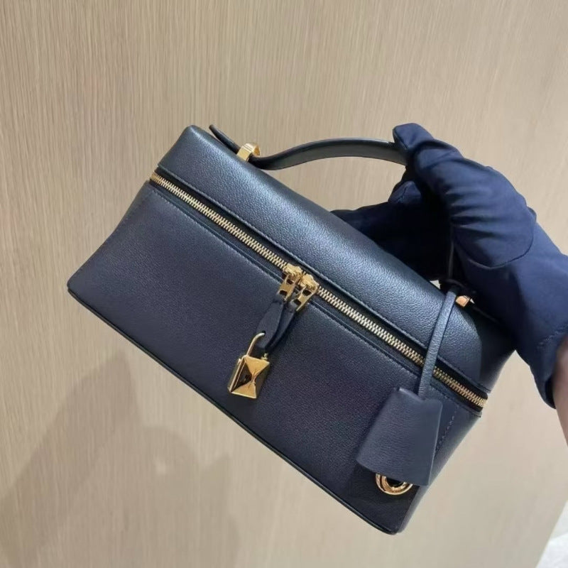 Women's Box High-grade Cowhide Genuine Leather Crossbody Bags