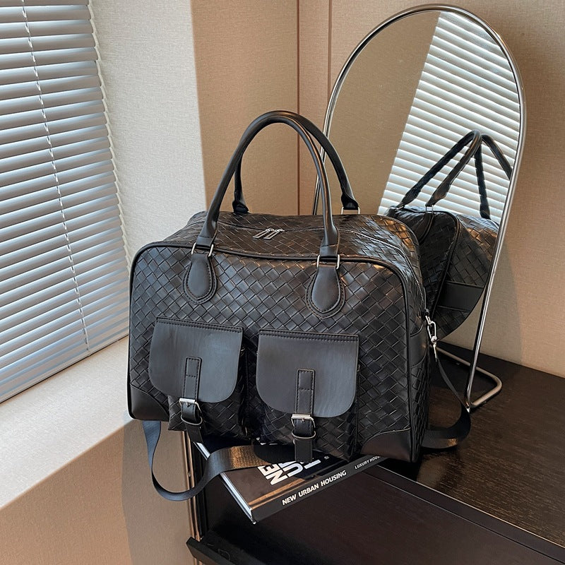 Business Trip Portable Advanced Texture Single Travel Bags