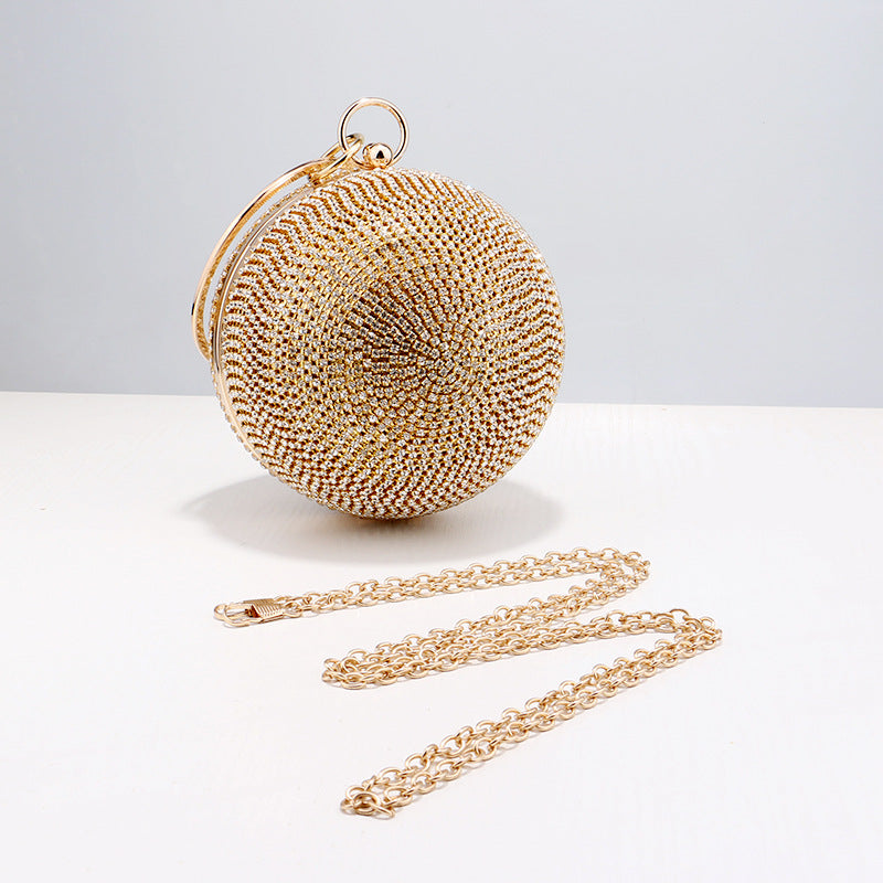 Women's Diamond Dinner Round All Match Dress Evening Bags