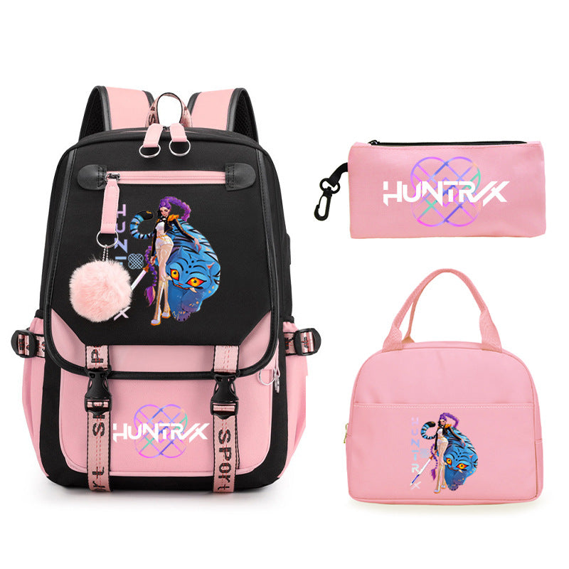 Children's Animation Printing Large Capacity Lightweight Fashion Trend Backpacks