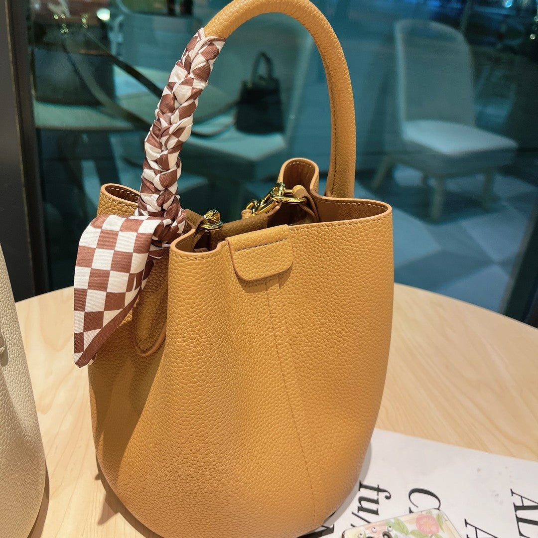 Trendy Women's Genuine Leather Niche Vegetable Handbags