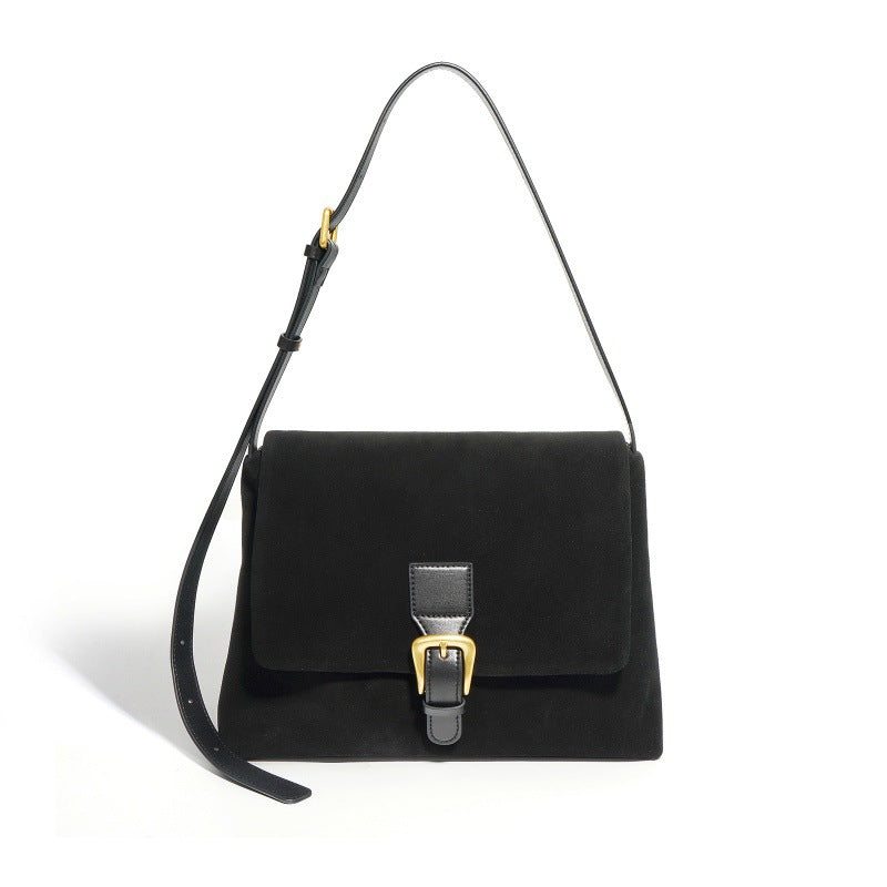 Women's Leather Retro Elegant Suede Underarm Large Bags