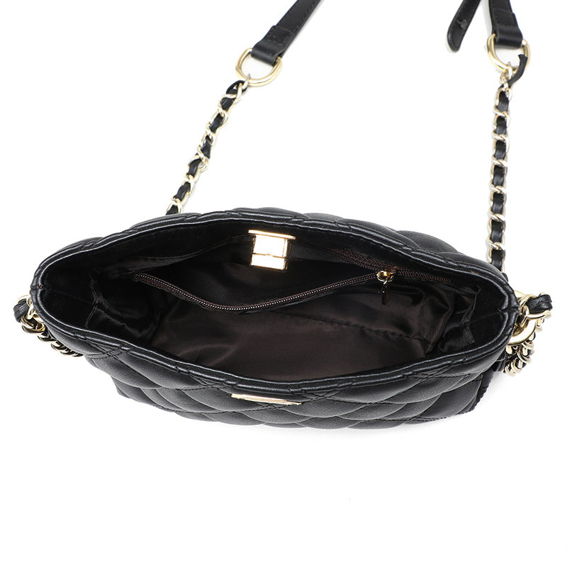 Women's Summer Genuine Leather Chain Underarm Crossbody Bags