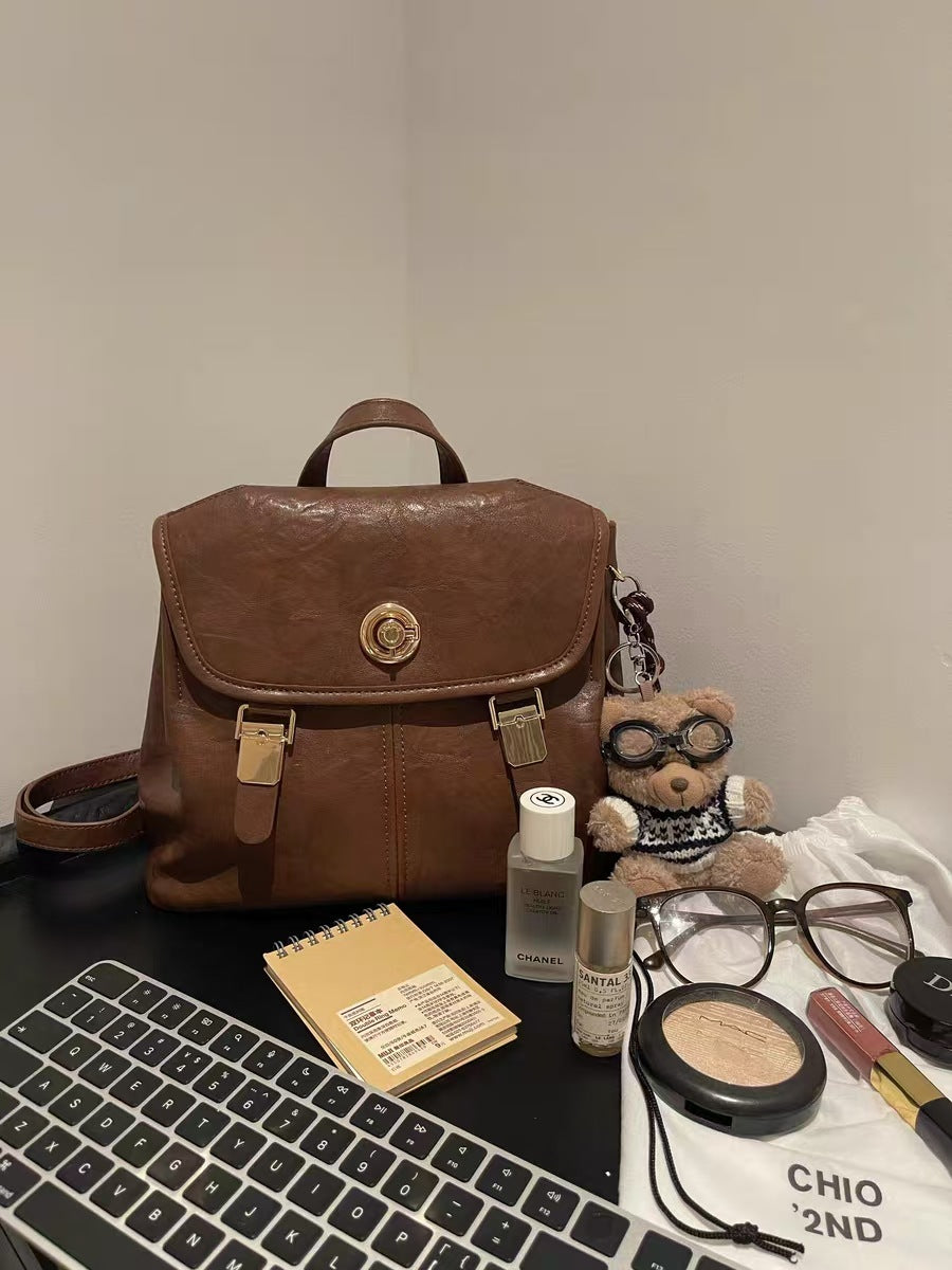 Classy Women's Twilight Gold Retro Brown Bags