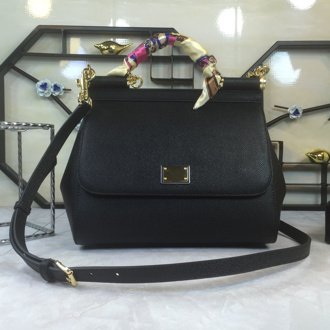 Women's Color Versatile Elegant Cowhide Palm Print Crossbody Bags