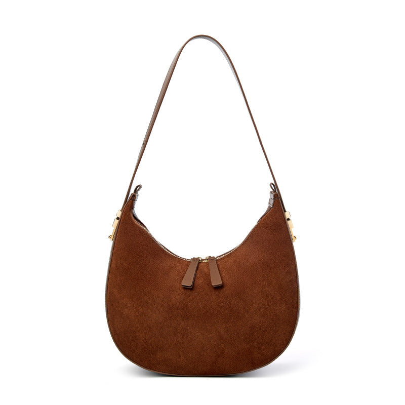 Women's High-grade Light Luxury Commuter Large Capacity Genuine Leather Simple Shoulder Bags