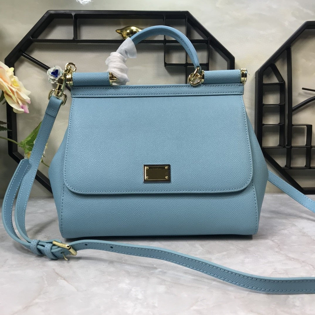 Women's Color Versatile Elegant Cowhide Palm Print Crossbody Bags