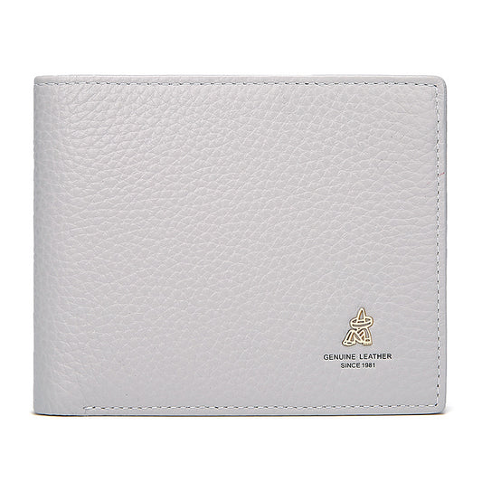 Women's Thin Genuine Leather Korean Style Simple Ladies Wallets