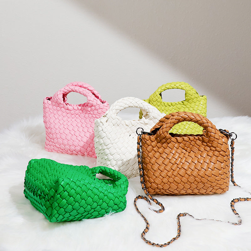Korean Style Hand-woven Vegetable Basket Summer Fashion Trendy Handbags
