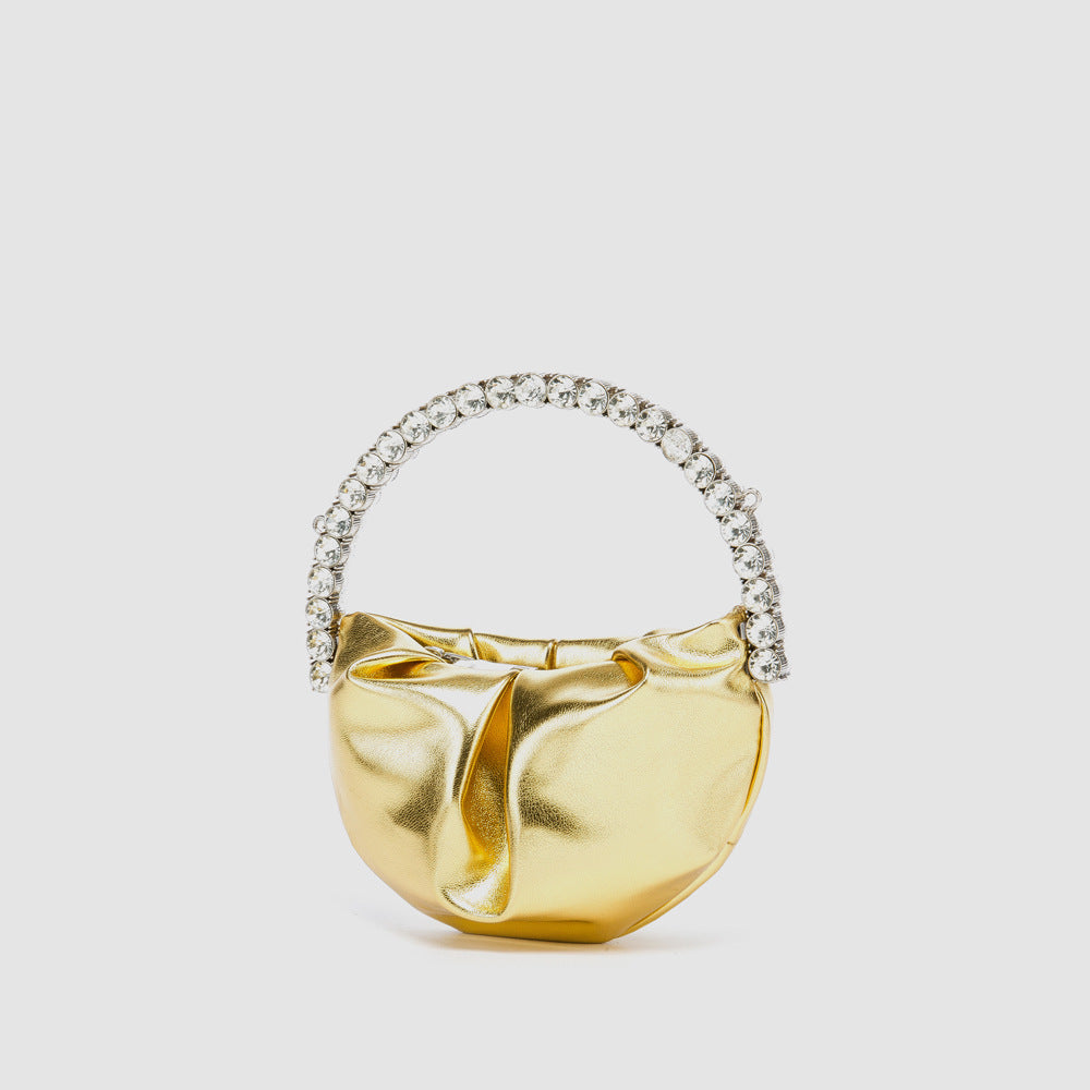 Round Diamond Mini Chain Dinner Party Shoulder Bags