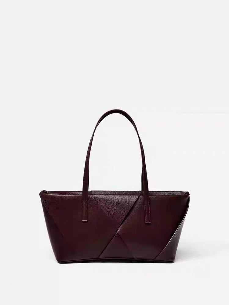 Versatile Niche Simple Textured Fashion Hand-held Bags