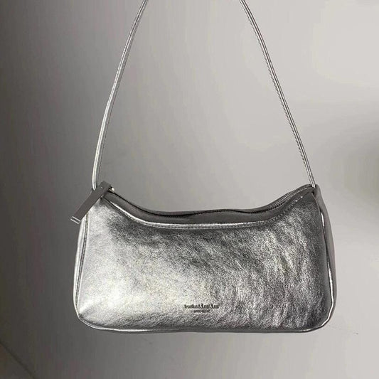 Women's Underarm Niche High-grade Sheepskin Simple For Bags