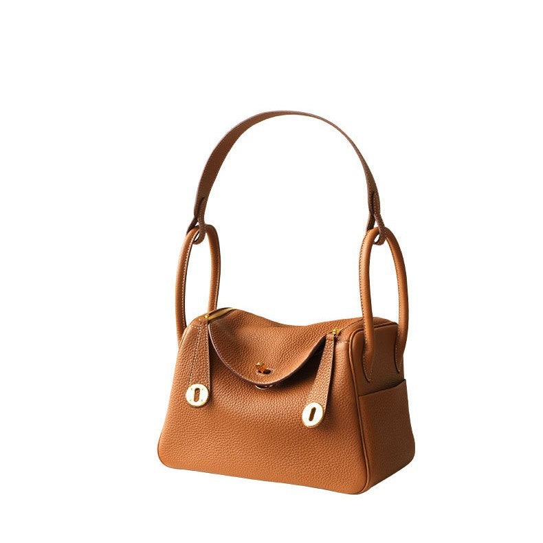 Large Lindi Imported First Layer Cowhide Crossbody Bags