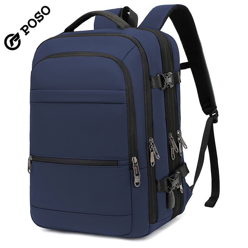 Men's Business Inch Large Capacity Computer Scalable Backpacks