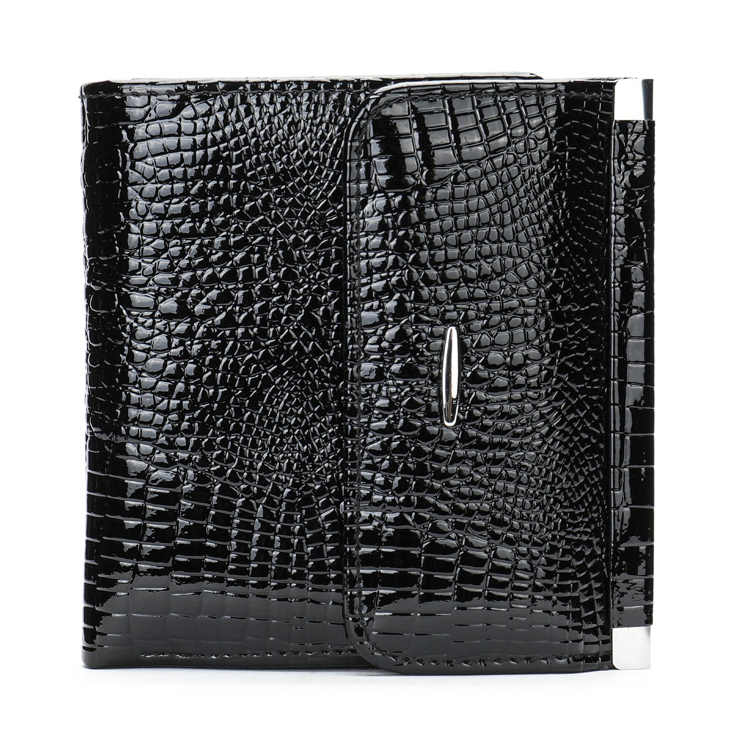 Patent Leather Female Design Short High Ladies Wallets