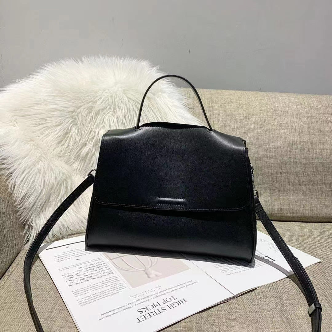 Women's Soft Cowhide Portable Underarm High-grade Leather Handbags