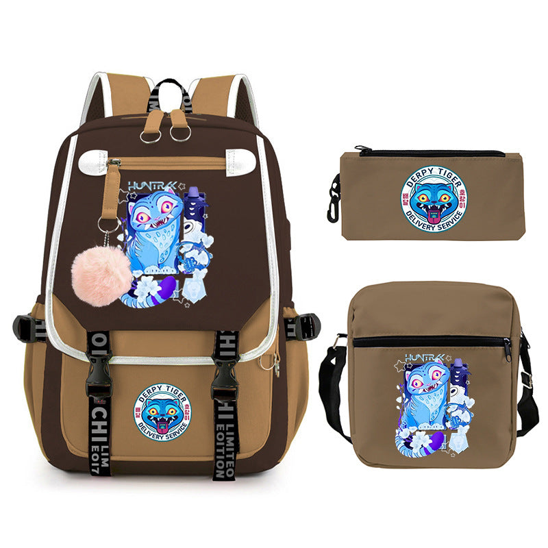 Elegant Children's Merchandise Printed Fashion Pencil Backpacks
