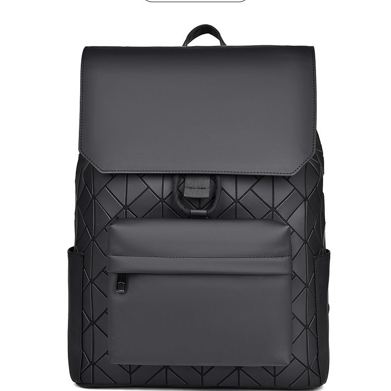 Multifunctional Fashion Rhombus Business Trip Storage Backpacks