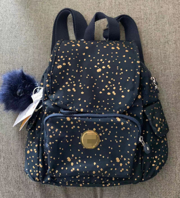 Women's Summer Nylon Canvas Monkey Urban Simple Backpacks