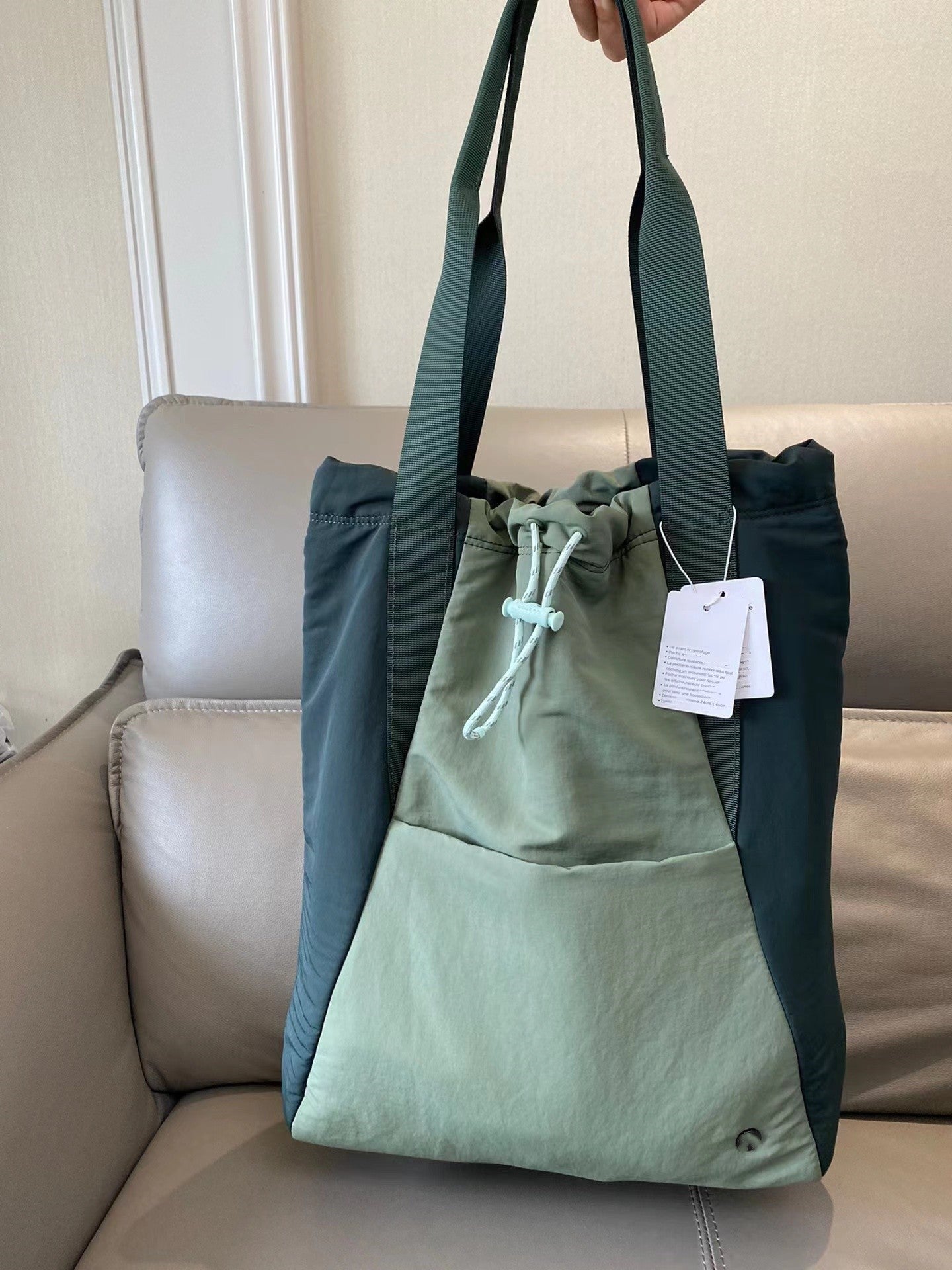 Trendy Drawstring Waterproof Yoga Commuter Portable Backpacks
