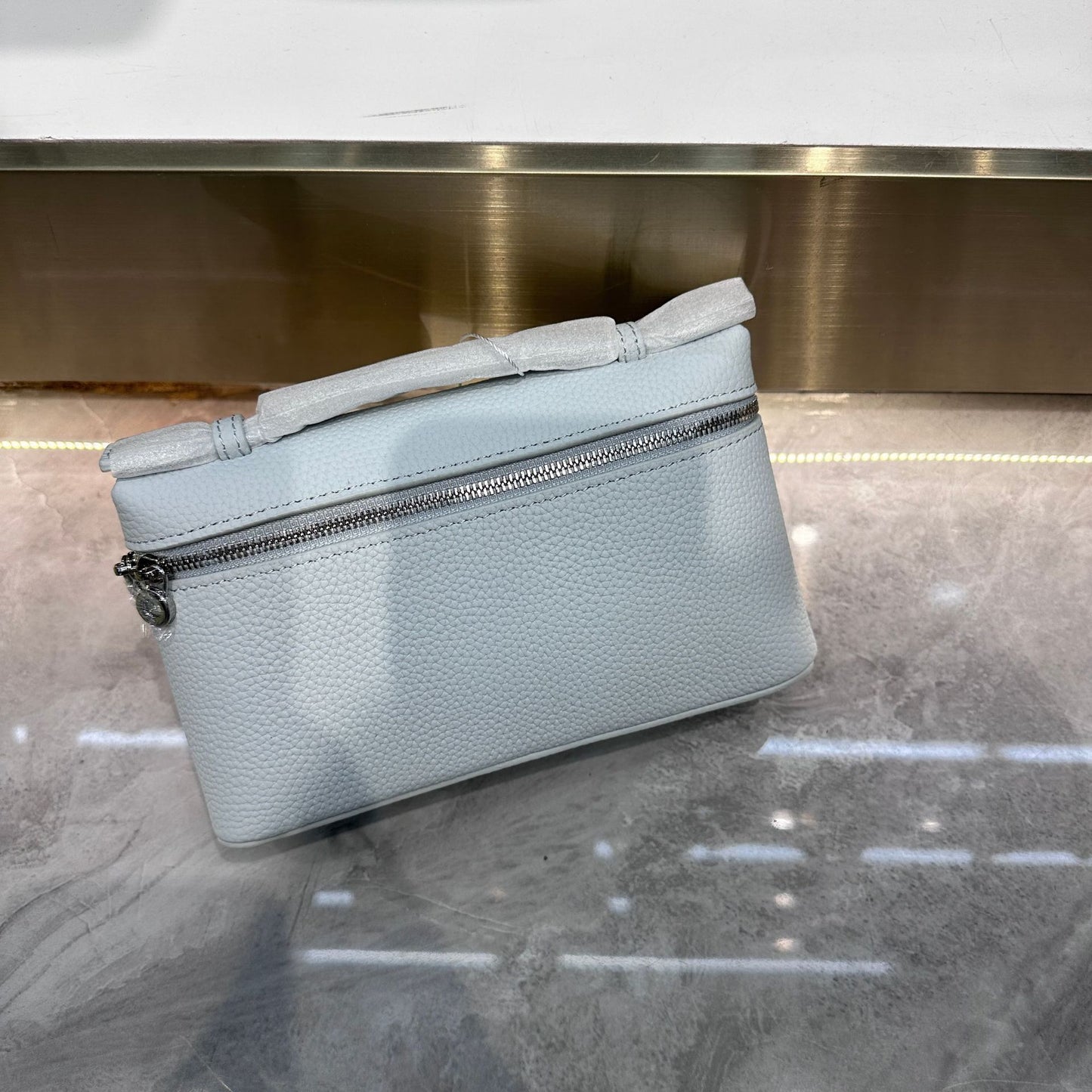 Women's Leather Lunch Box First Layer Cowhide Hand Shoulder Bags