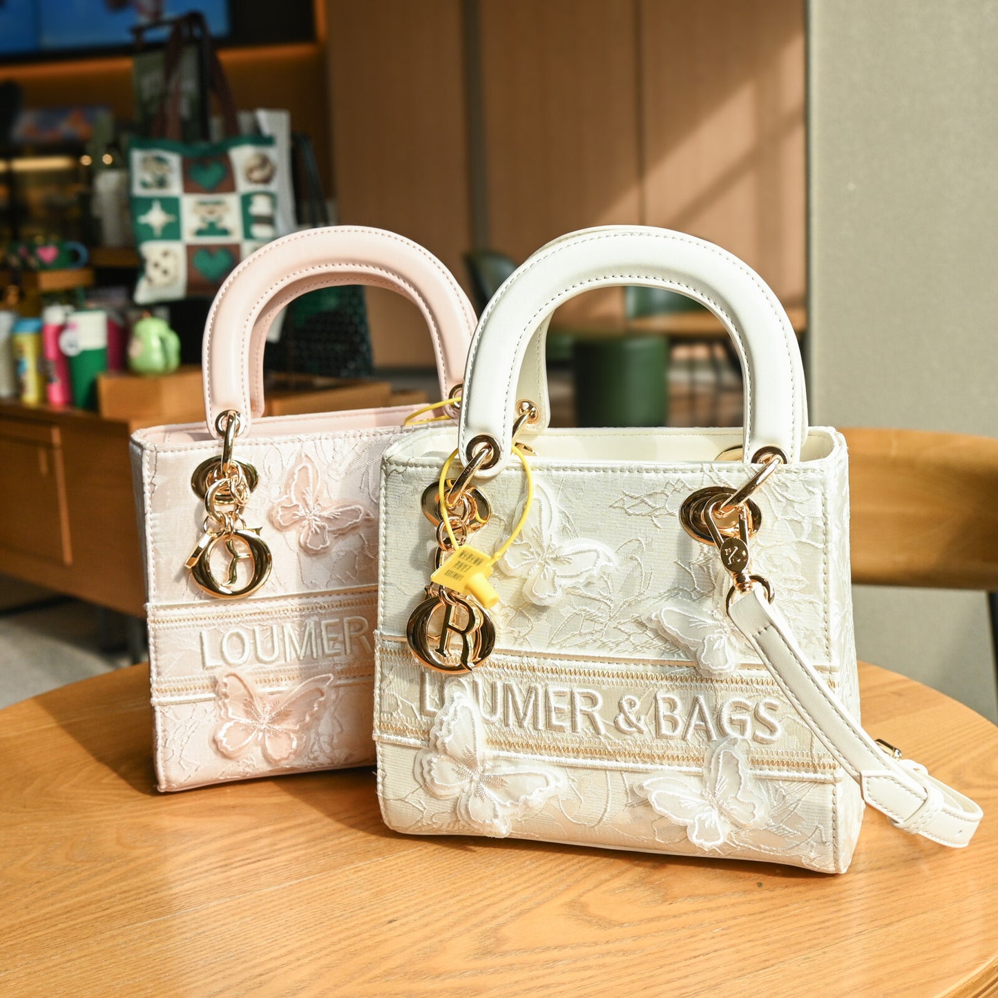 Sense Lace Butterfly Stitching Embroidery Diana Crossbody Bags