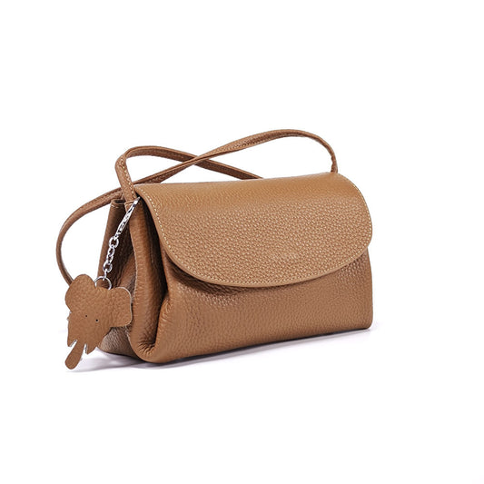 Women's Genuine Leather Daily Simple Pouch Elephant Crossbody Bags